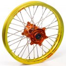 Haan Wheels, Komplett Hjul, 1,40, 19", FRAM, GUL ORANGE, KTM 04-11 85 SX