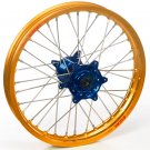 Haan Wheels, Komplett Hjul, 1,60, 21", FRAM, GULD BLÅ, Suzuki 05-24 RM-Z450, 07-24 RM-Z250