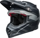 BELL Moto-9S Flex Helmet - Banshee Satin Black/Silver