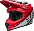 BELL Moto-9S Flex Helmet - Rail Gloss Red/White
