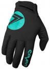 Crosshandskar Seven Zero Cold Weather Glove, Black/Aqua