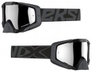 EKS EKS-S Goggle - Black With Silver Mirror Lens