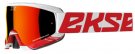 EKS Gox Crossfade Goggle - White/Red